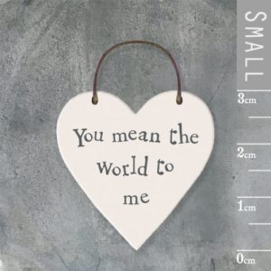 Little heart sign-You mean the world to me
