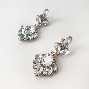 Bridal drop earrings