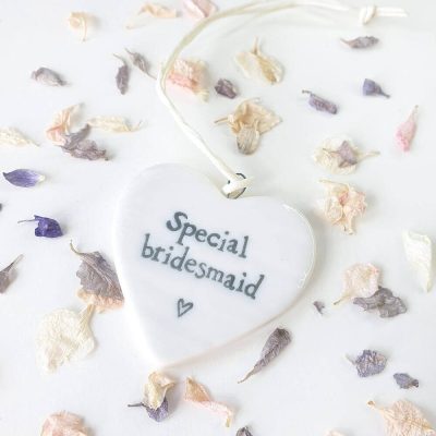 Special bridesmaid token keepsake