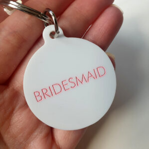 Bridesmaid Keyring