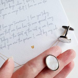 Cufflinks mother of pearl