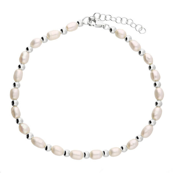 Silver Pearl wedding bracelet