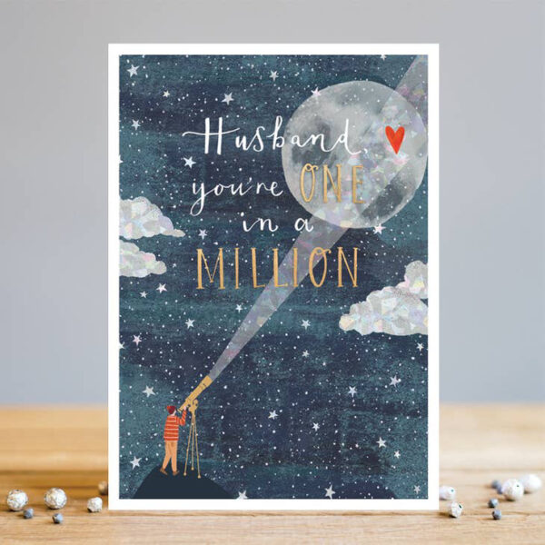 Husband You're One In A Million Card